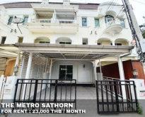 FOR RENT THE METRO SATHORN 3 BEDS 23,000 THB