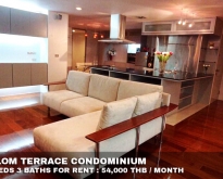 FOR RENT SILOM TERRACE 2 BEDS 3 BATHS 54,000 THB