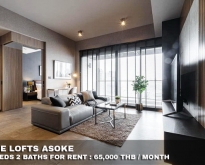 FOR RENT THE LOFTS ASOKE 2 BEDS 2 BATHS 65,000 THB