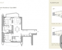 Magnolias Waterfront Residences 2 Bed 22.5 mb