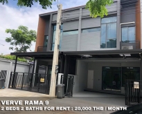 FOR RENT VERVE RAMA 9 2 BEDS 2 BATHS 20,000 THB