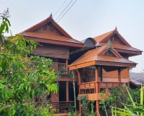 ขายบ้านสวน บ้านทรงไทย สามพราน